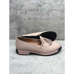 CAMPER Bowie Womens Pink Leather Slip On Loafer Flats Shoes